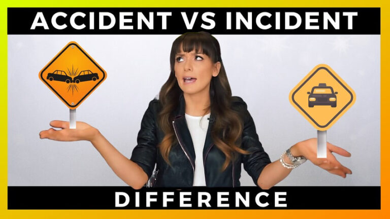 Difference entre Incident et Accident