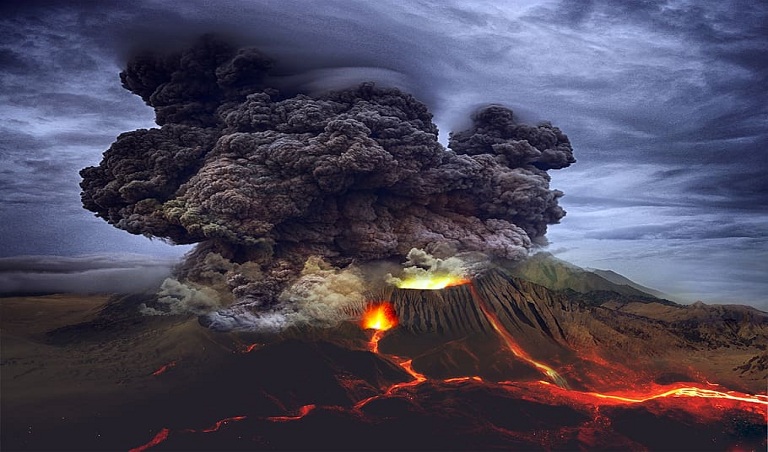 Difference entre volcan et supervolcan